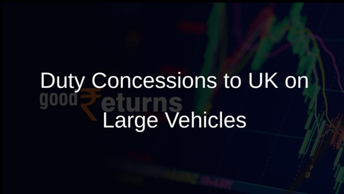 Duty Concessions to UK on Large Vehicles