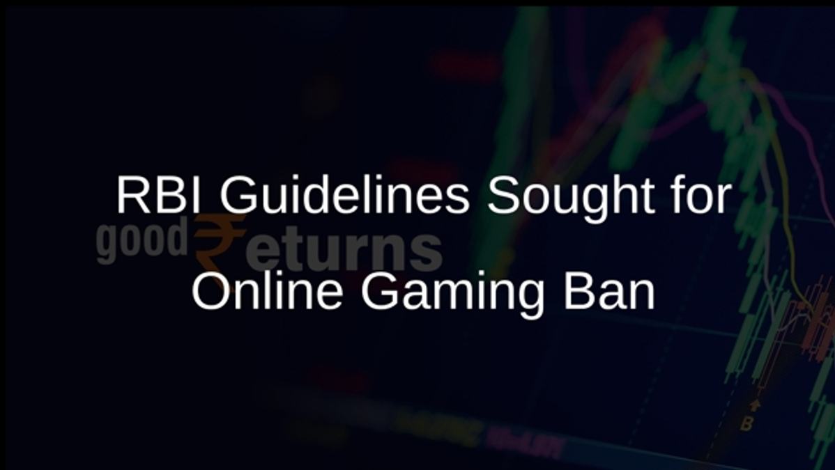 RBI Guidelines Sought for Online Gaming Ban