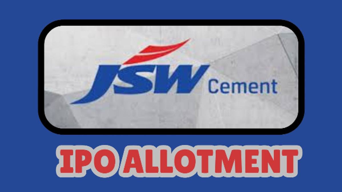 JSW Cement IPO Allotment Status