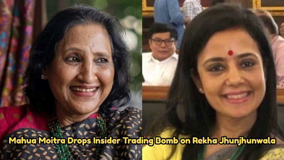 Mahua Moitra Drops Insider Trading Bomb on Rekha Jhunjhunwala s Nazara Tech Exit Ahead of Online Gaming Bill