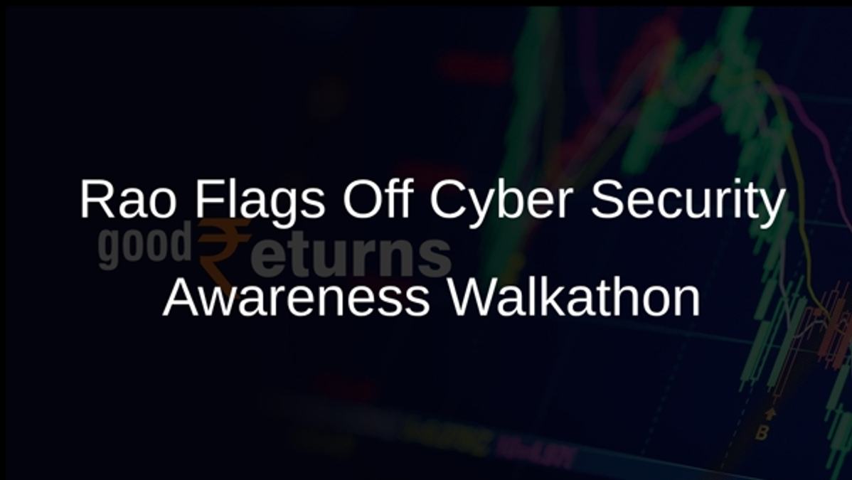 Rao Flags Off Cyber Security Awareness Walkathon