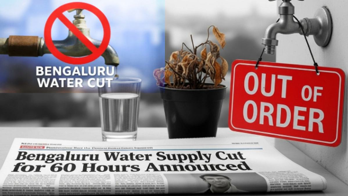 Bengaluru Announces 3-Day Water Supply Disruption For Essential Maintenance  Check Dates