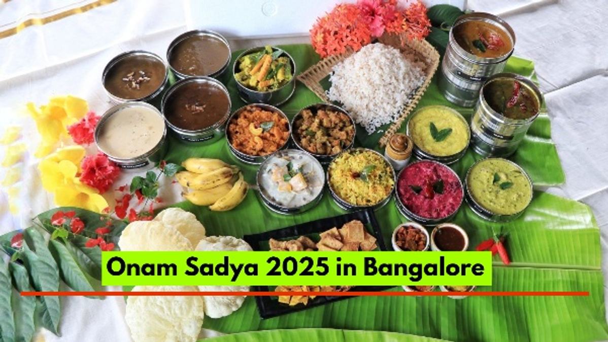 Onam Sadya 2025 in Bangalore