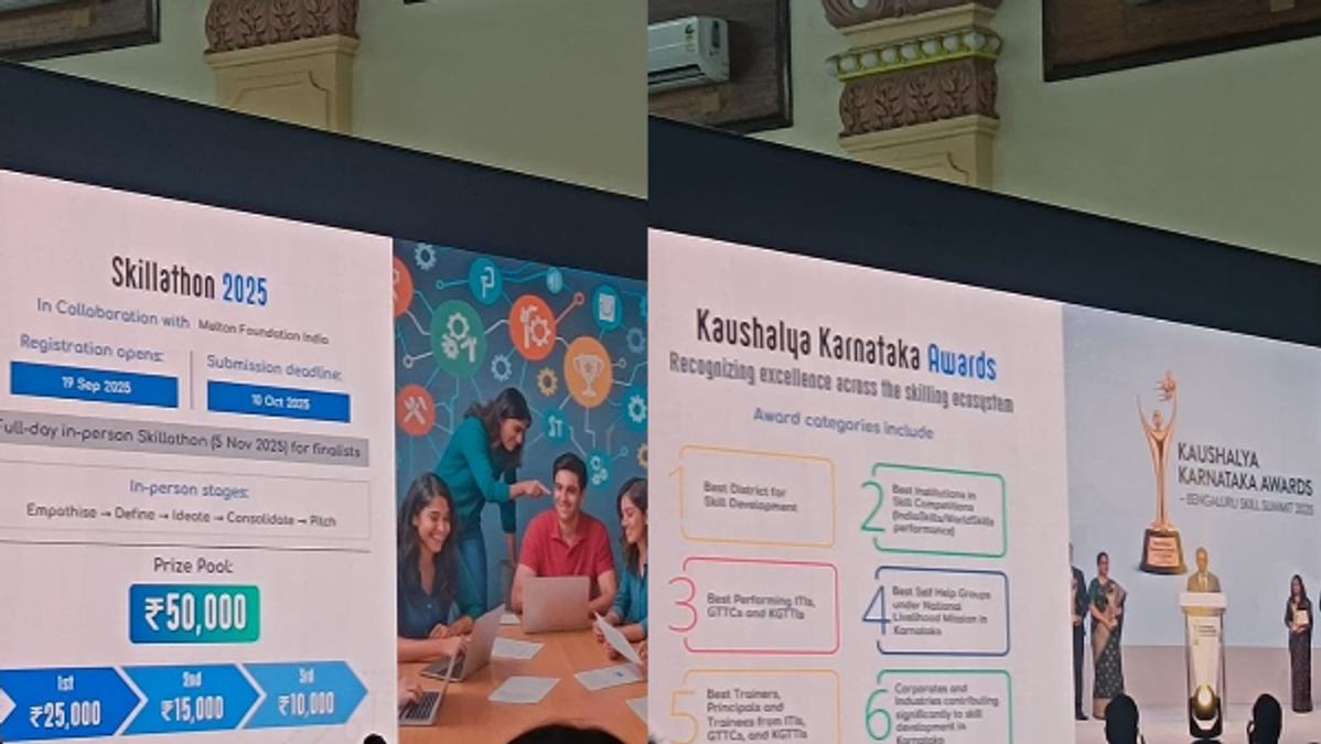 Bengaluru Skill Summit 2025  Karnataka s Big Push Towards Workforce 2030 with Skillathon  amp amp  New Skill Centres