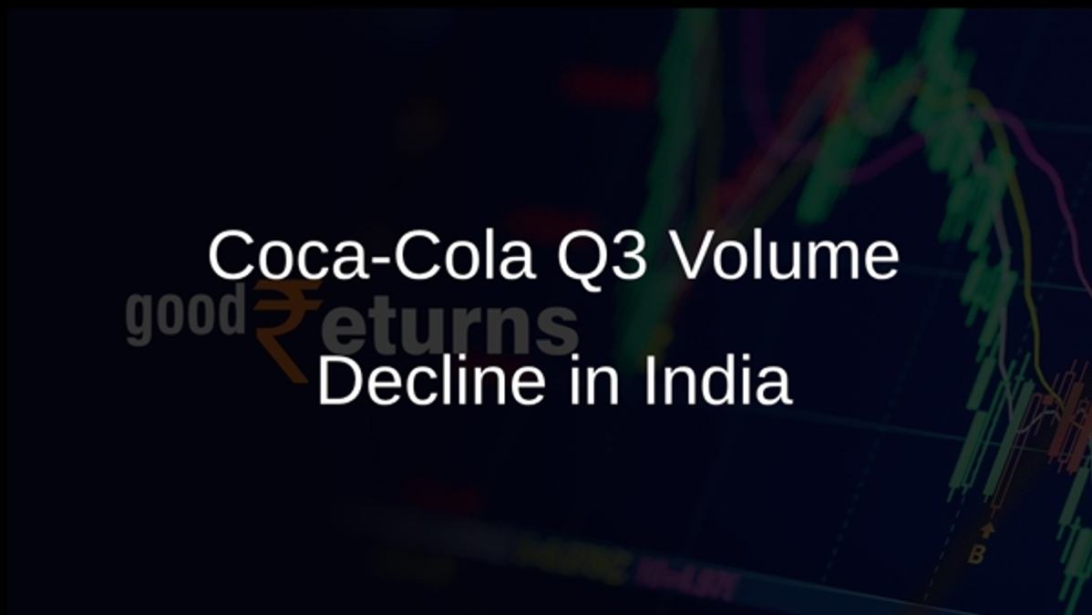 Coca-Cola Q3 Volume Decline in India