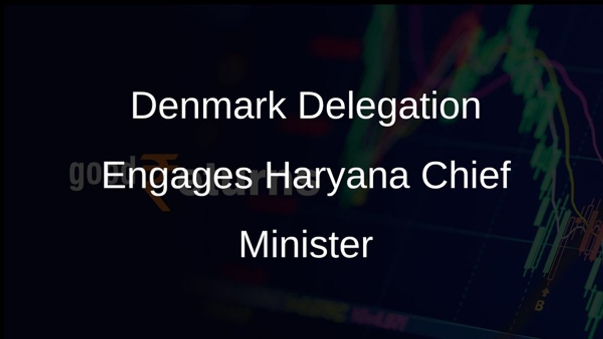 Denmark Delegation Engages Haryana Chief Minister