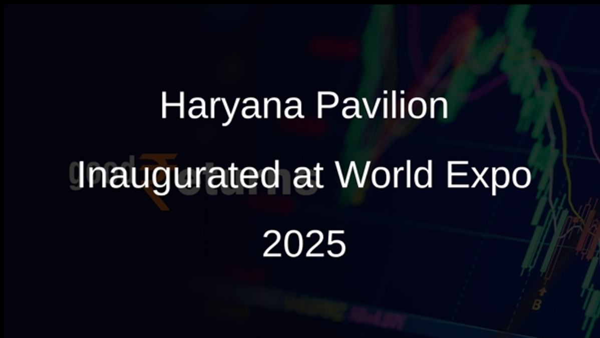 Haryana Pavilion Inaugurated at World Expo 2025