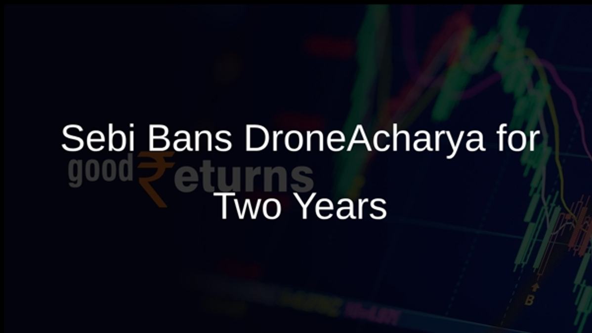 Sebi Bans DroneAcharya for Two Years