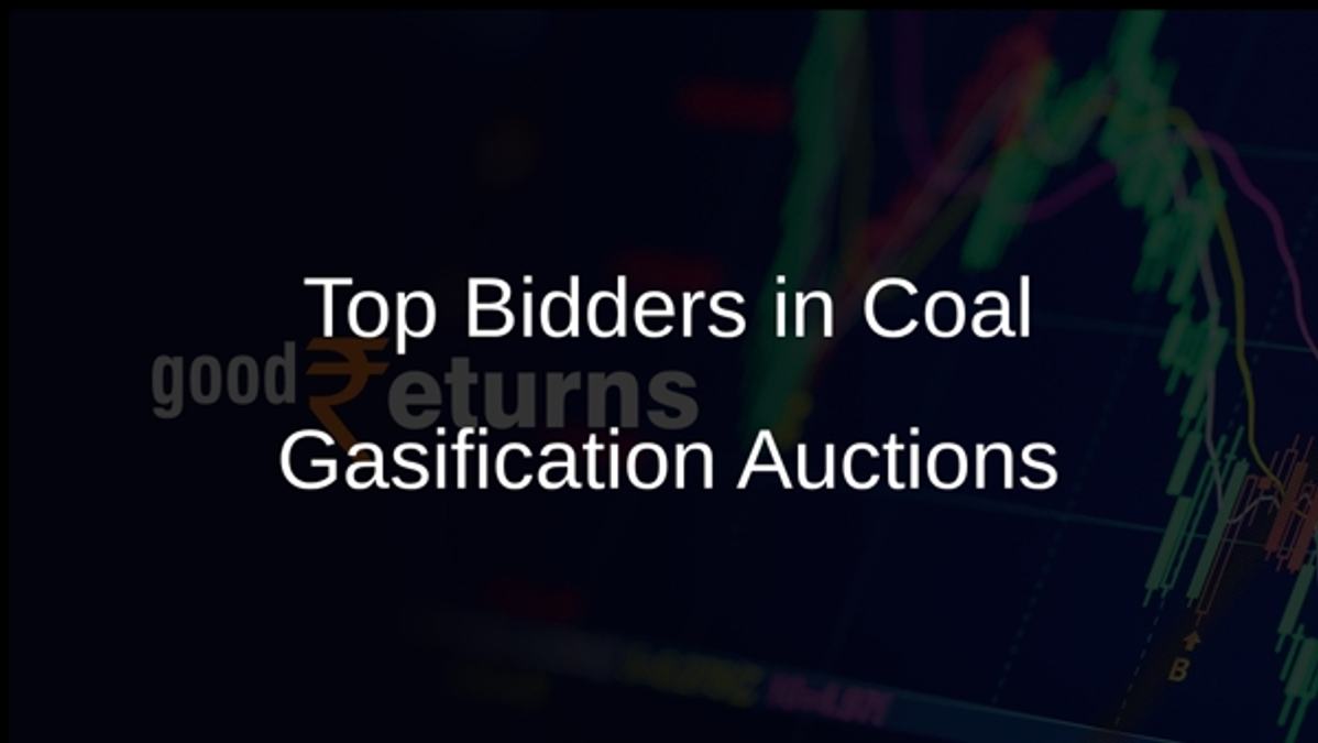 Top Bidders in Coal Gasification Auctions