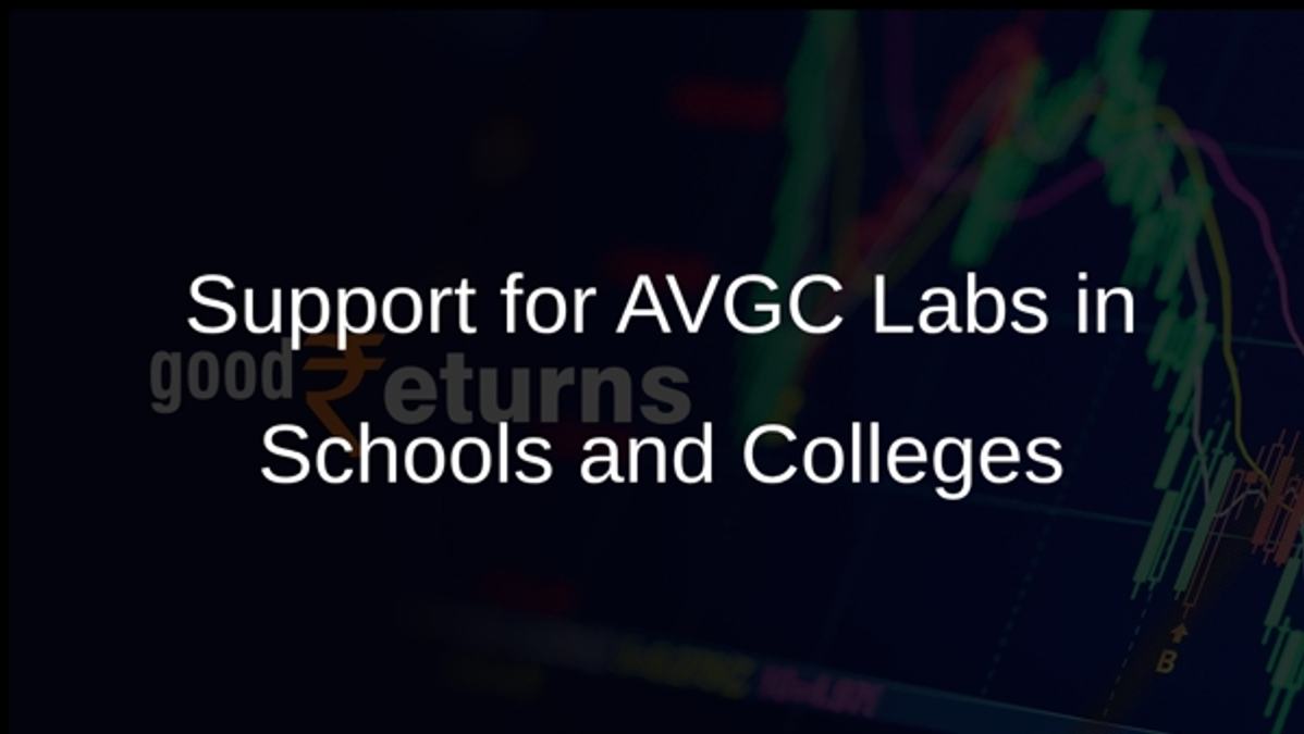 Support for AVGC Labs in Schools and Colleges