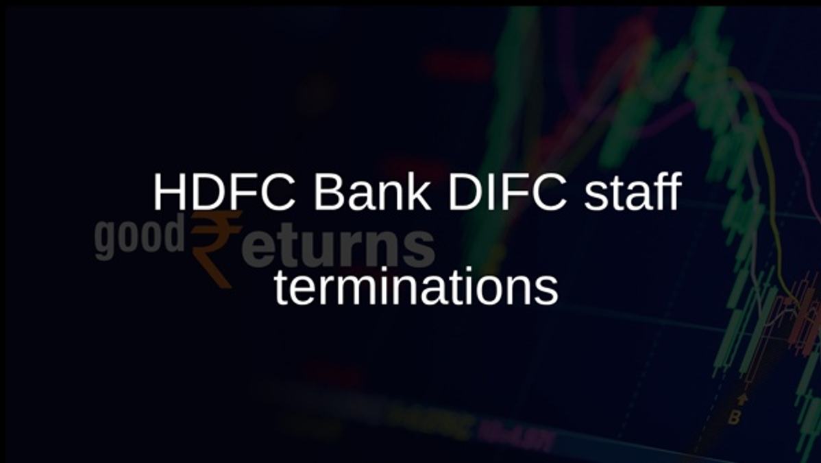 HDFC Bank DIFC staff terminations