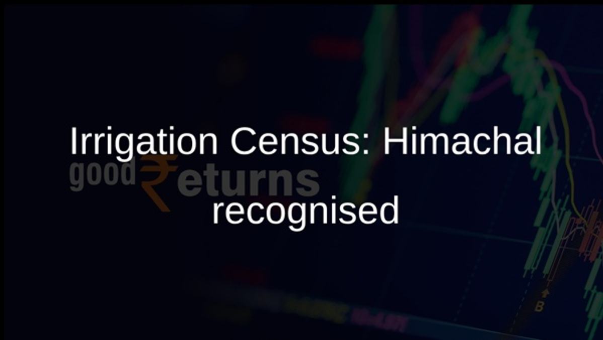 Irrigation Census: Himachal recognised