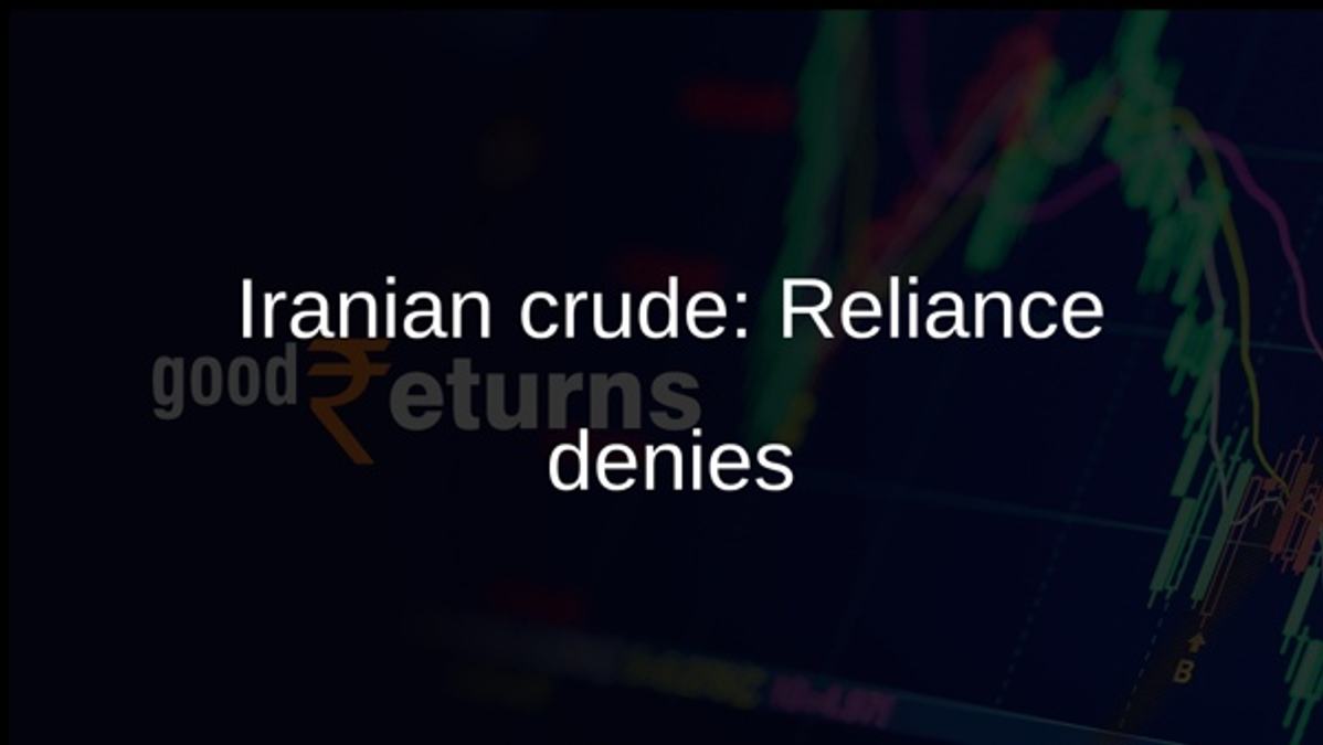 Iranian crude: Reliance denies