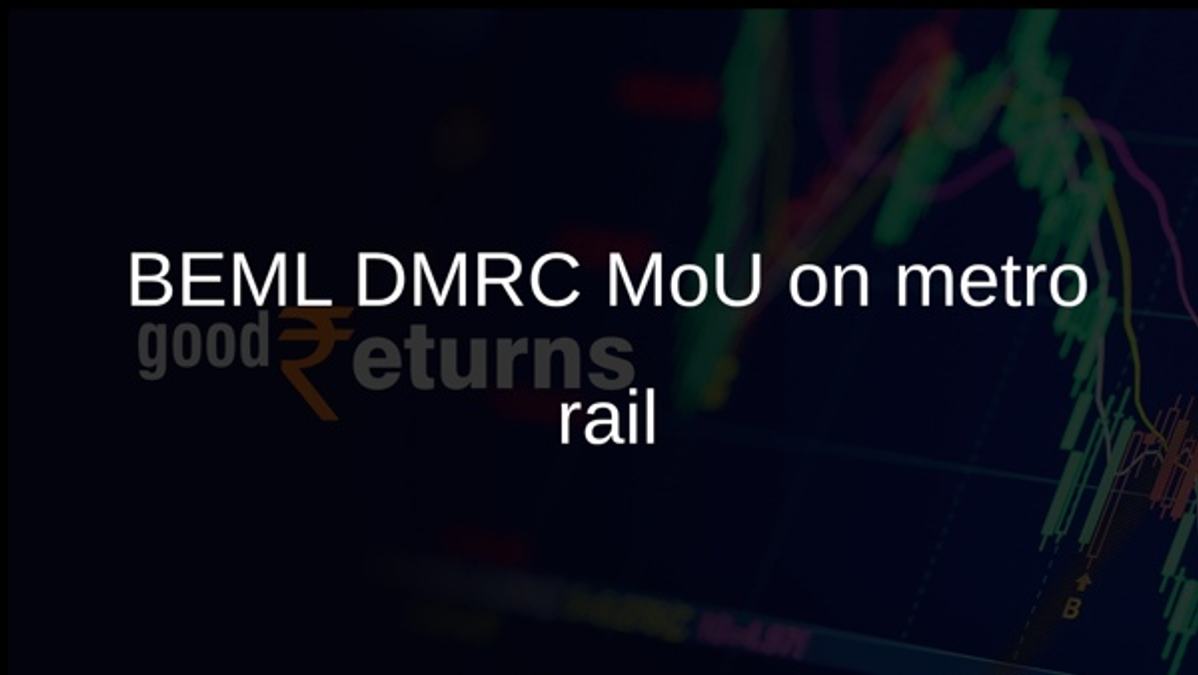 BEML DMRC MoU on metro rail
