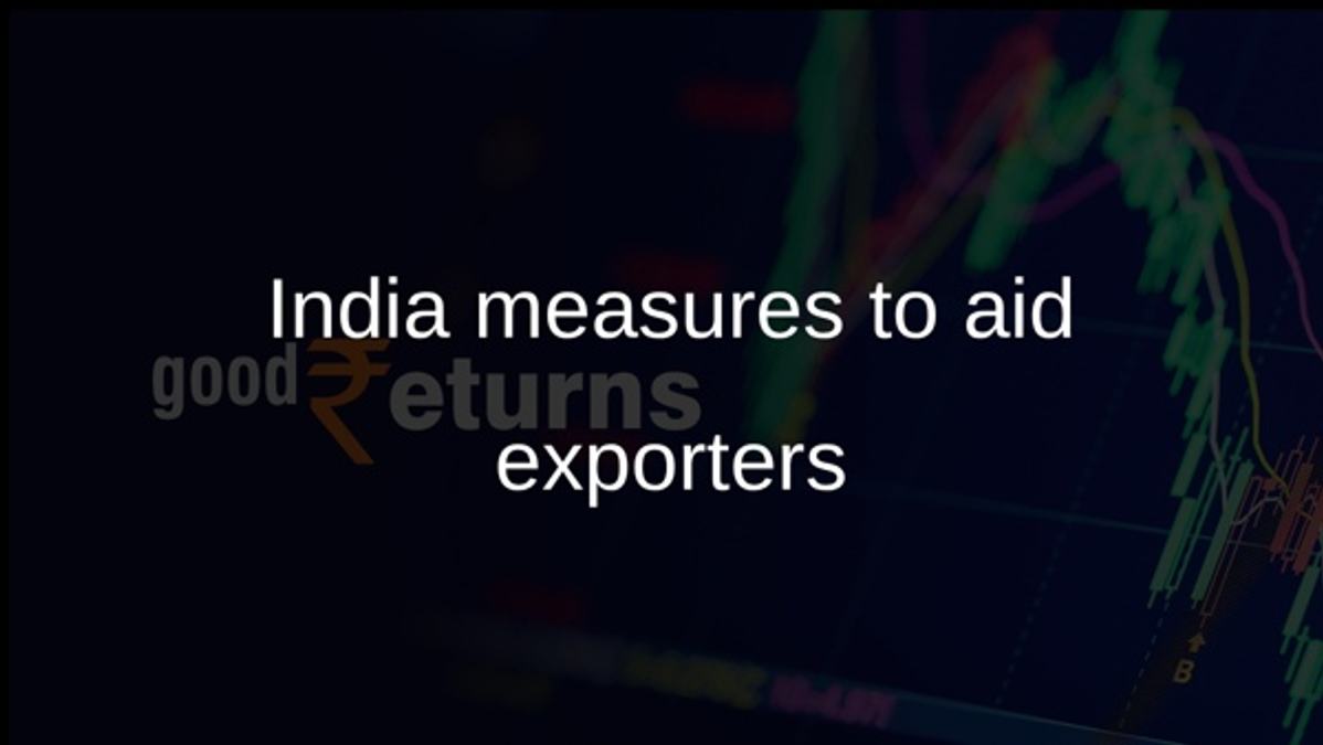 India measures to aid exporters