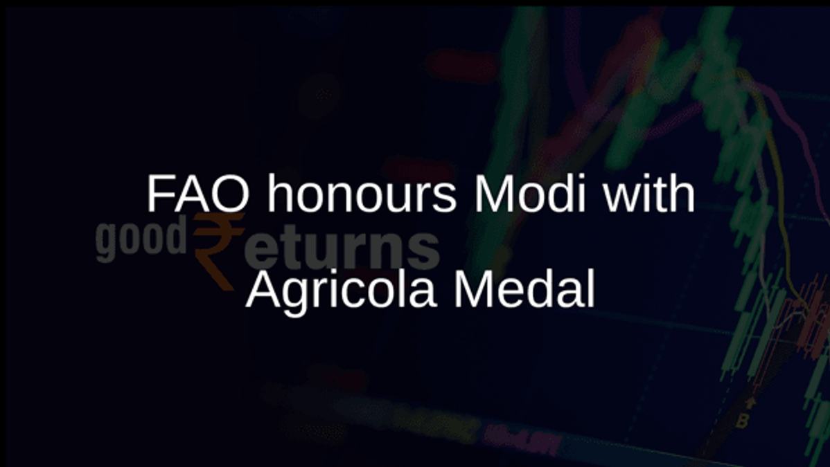 FAO honours Modi with Agricola Medal