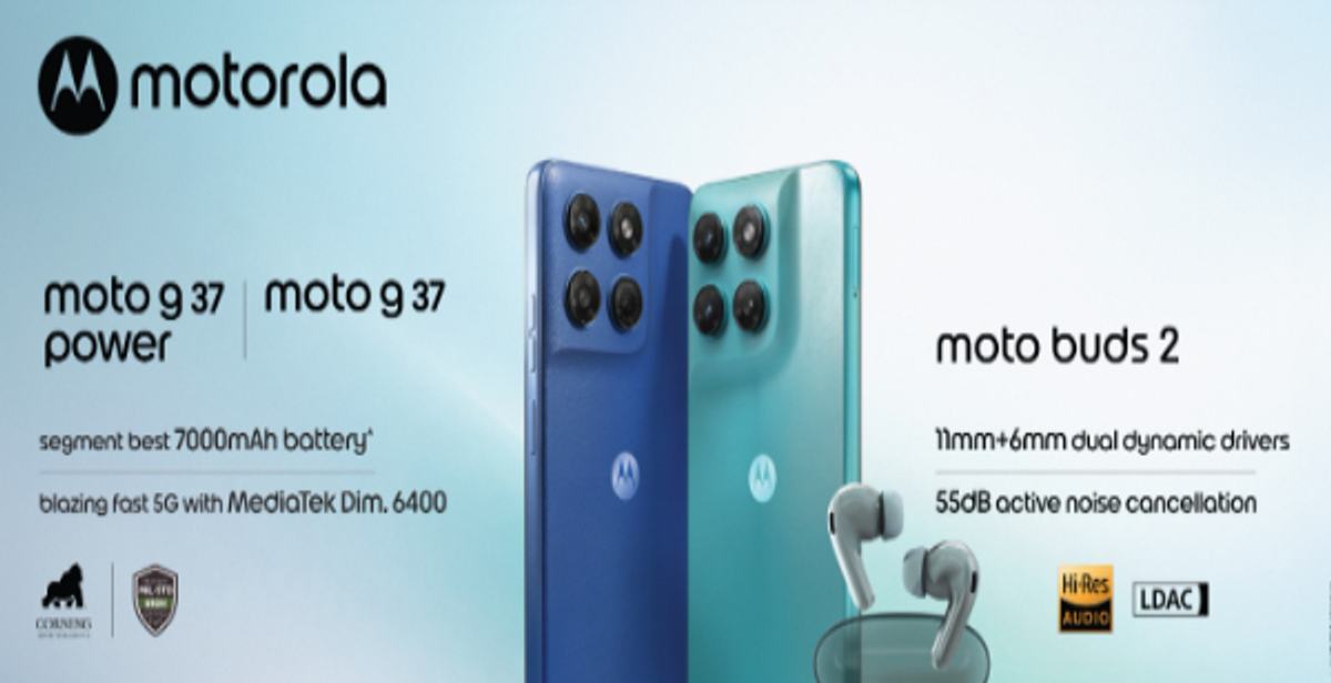 Motorola Unveils moto g37 POWER  moto g37 and moto buds 2