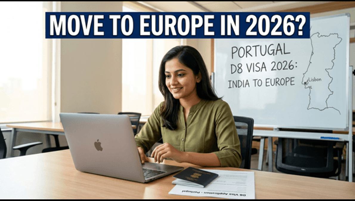 Portugal D8 Visa 2026: Complete Guide for Indian Remote Workers to Secure European Residency and Tax Benefits
