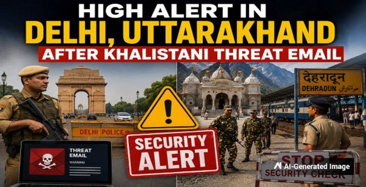 Delhi  Uttarakhand After Khalistani Threat Email