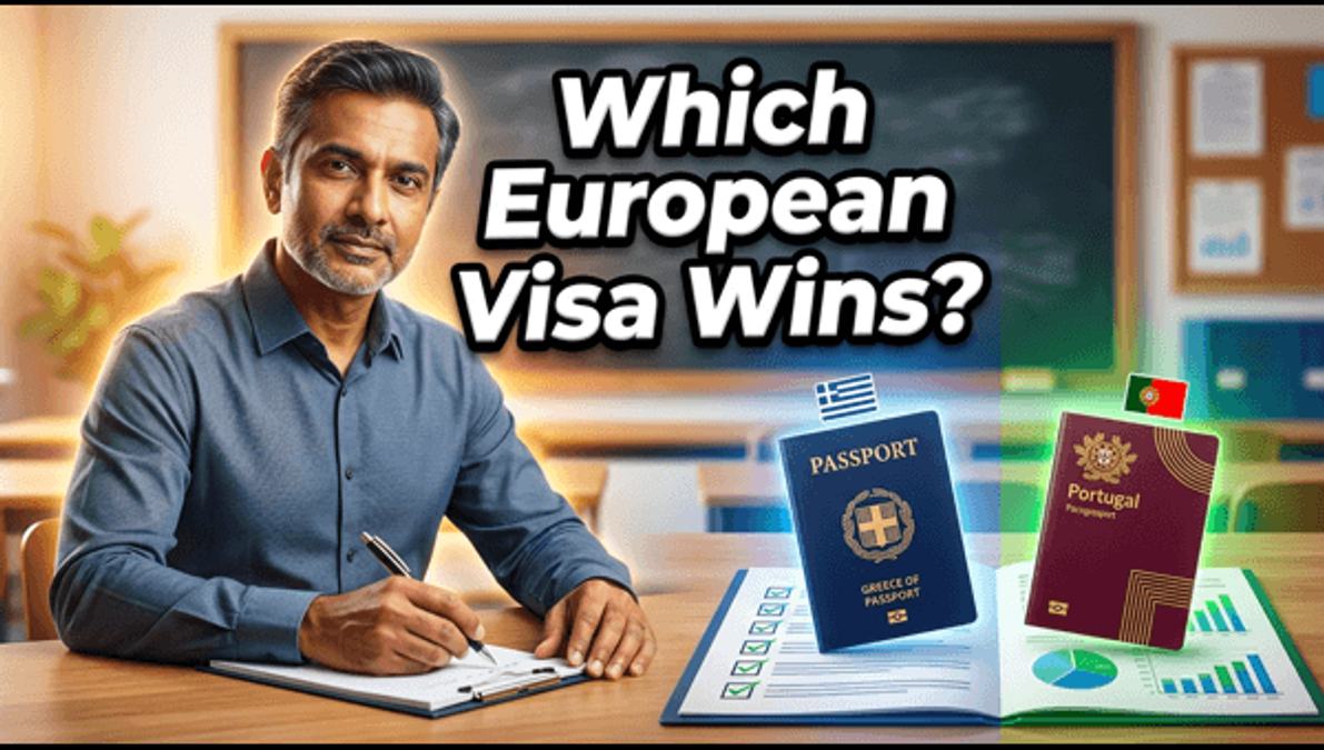 Greece vs Portugal Golden Visa 2026: Comparing the Best Residency Options for Indian Investors