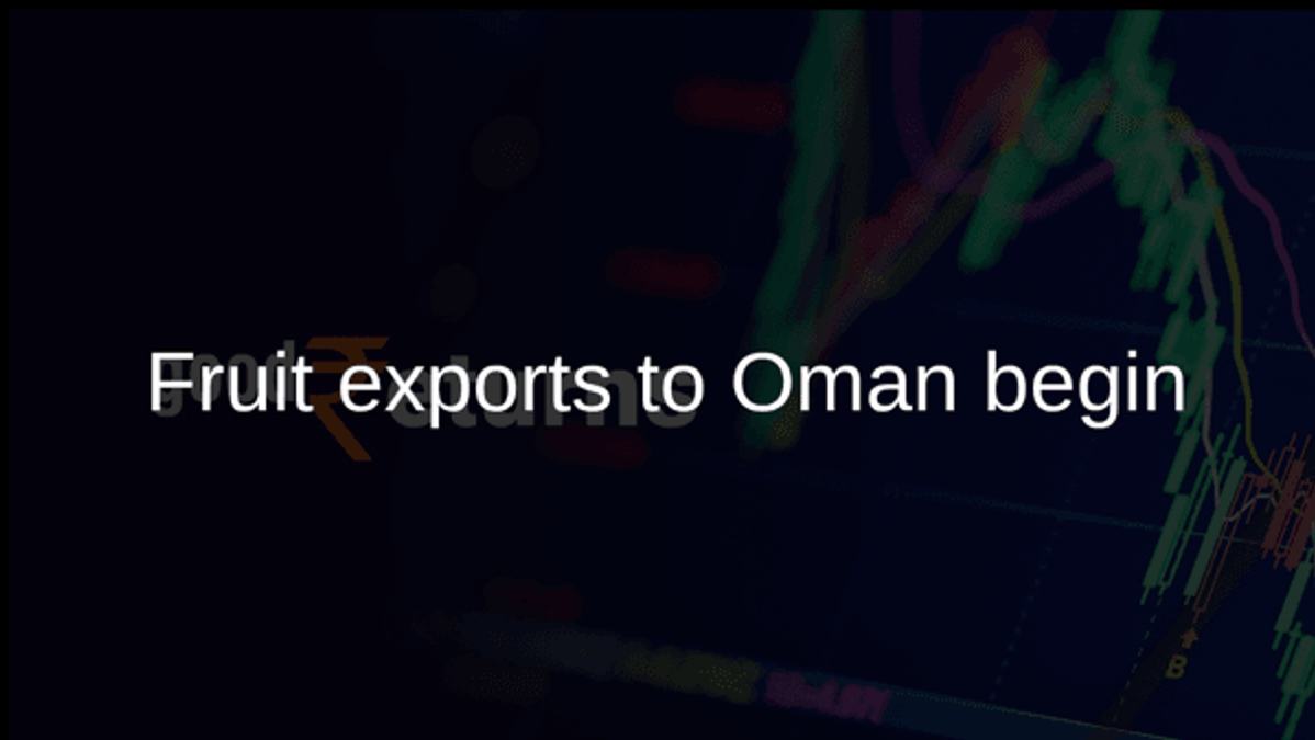 Fruit exports to Oman begin