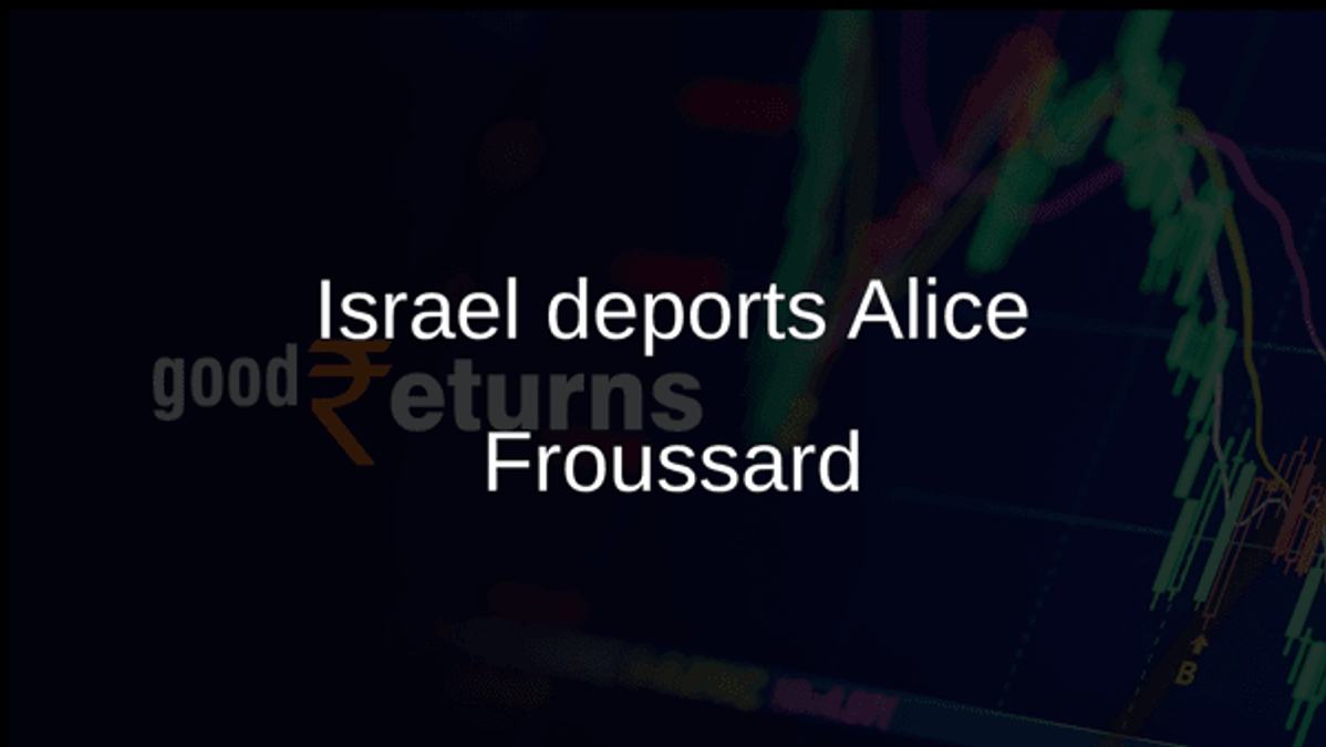 Israel deports Alice Froussard