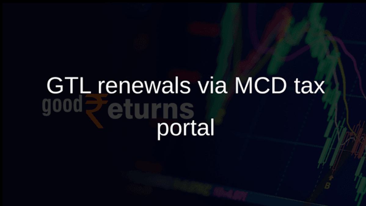 GTL renewals via MCD tax portal