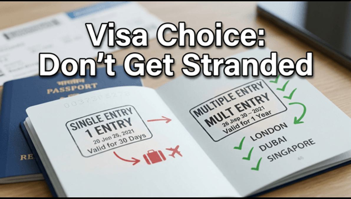 Multiple Entry vs Single Entry Visa: Which Option Is Best for Indian Travelers in 2026?