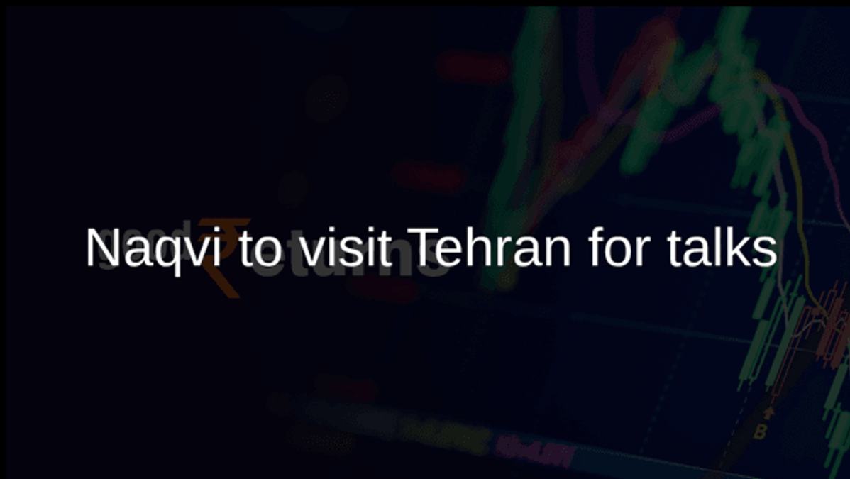 Naqvi to visit Tehran for talks