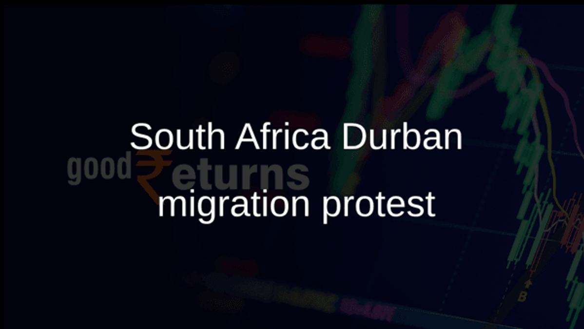 South Africa Durban migration protest