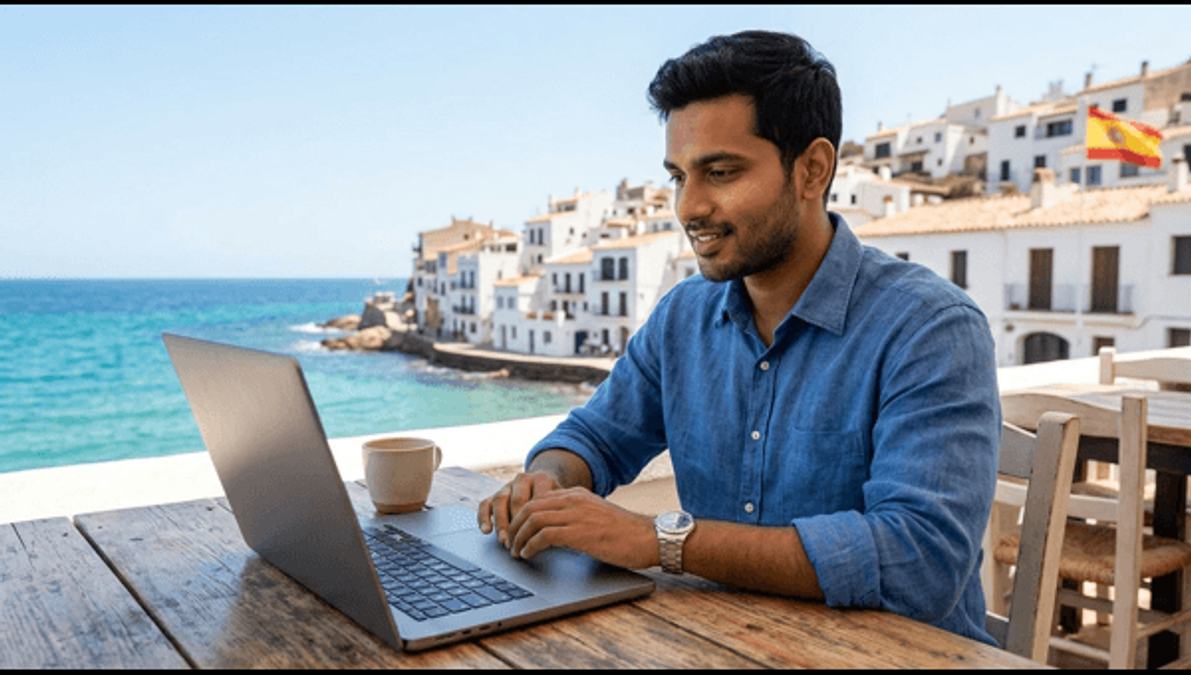 Spain Digital Nomad Visa for Indians 2026: Eligibility, Beckham Law Tax Benefits, and Residency Guide