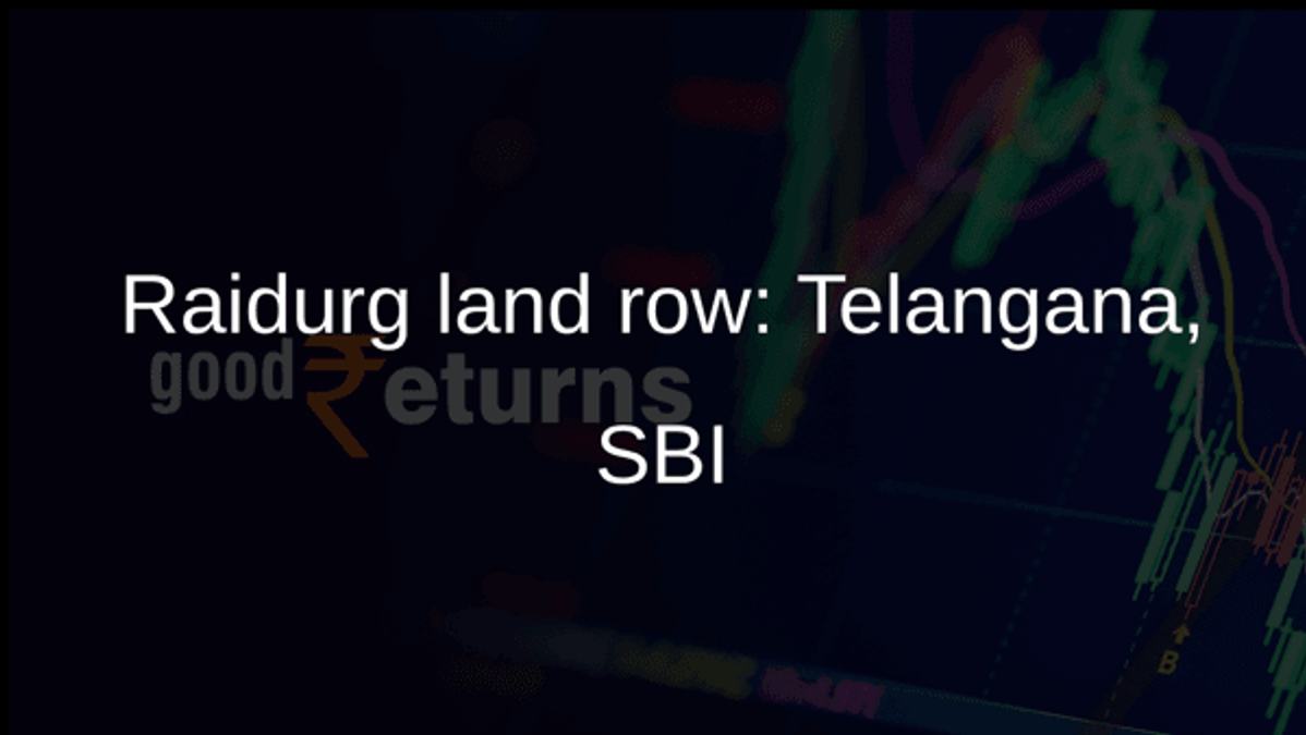 Raidurg land row: Telangana, SBI