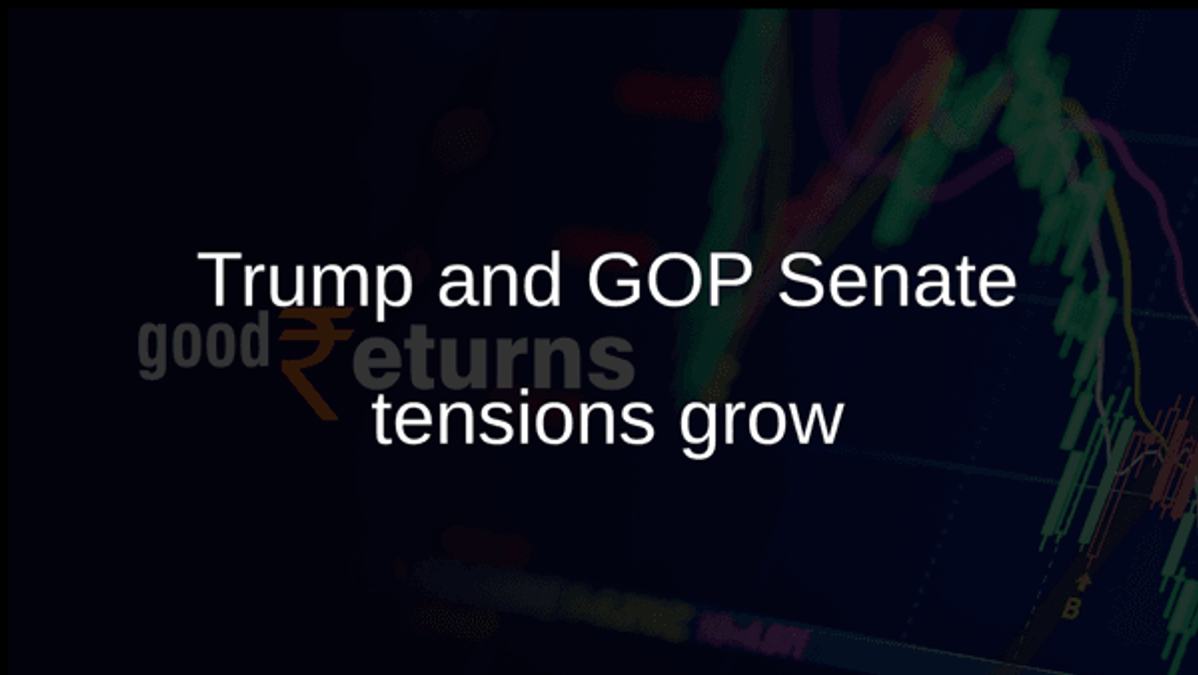 Trump and GOP Senate tensions grow