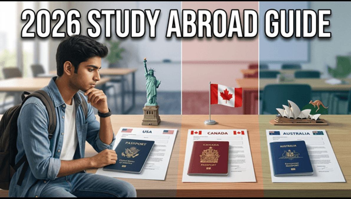 USA vs Canada vs Australia for Indian Students 2026: Cost, Visa, and Job Market Comparison