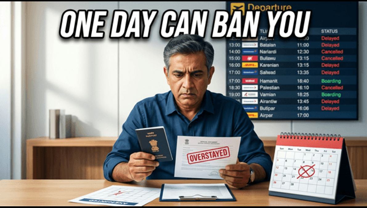 Visa Overstay Rules 2026: Consequences for Indian Travellers in USA, UK, and UAE