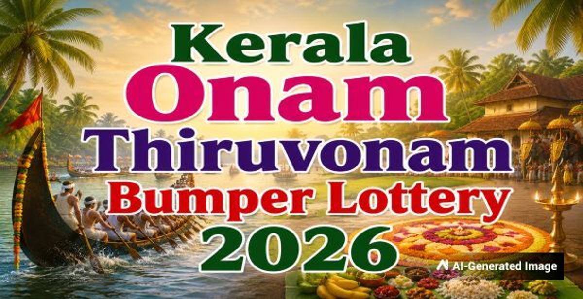 Kerala Onam Thiruvonam Bumper Lottery 2026