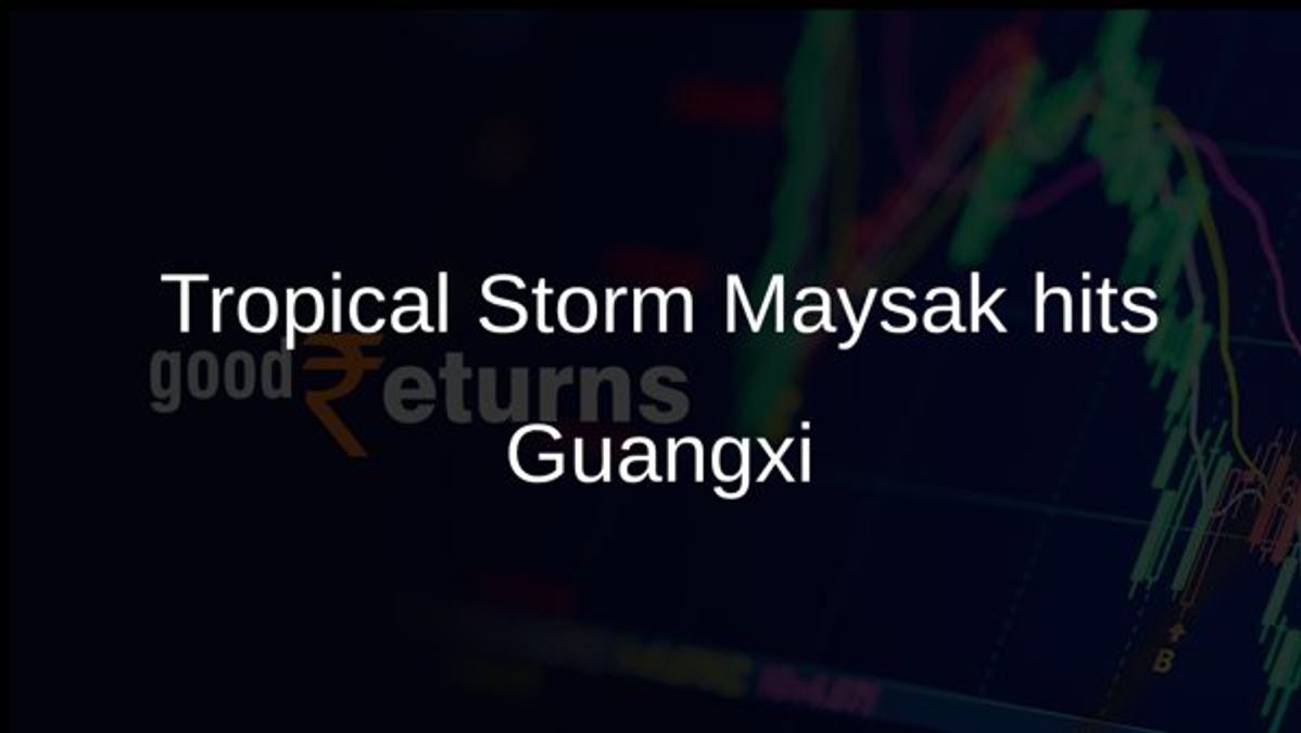Tropical Storm Maysak hits Guangxi