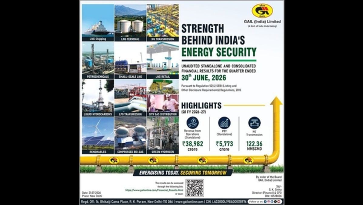 GAIL Q1 FY27 Profit Rebound Amid Disruptions