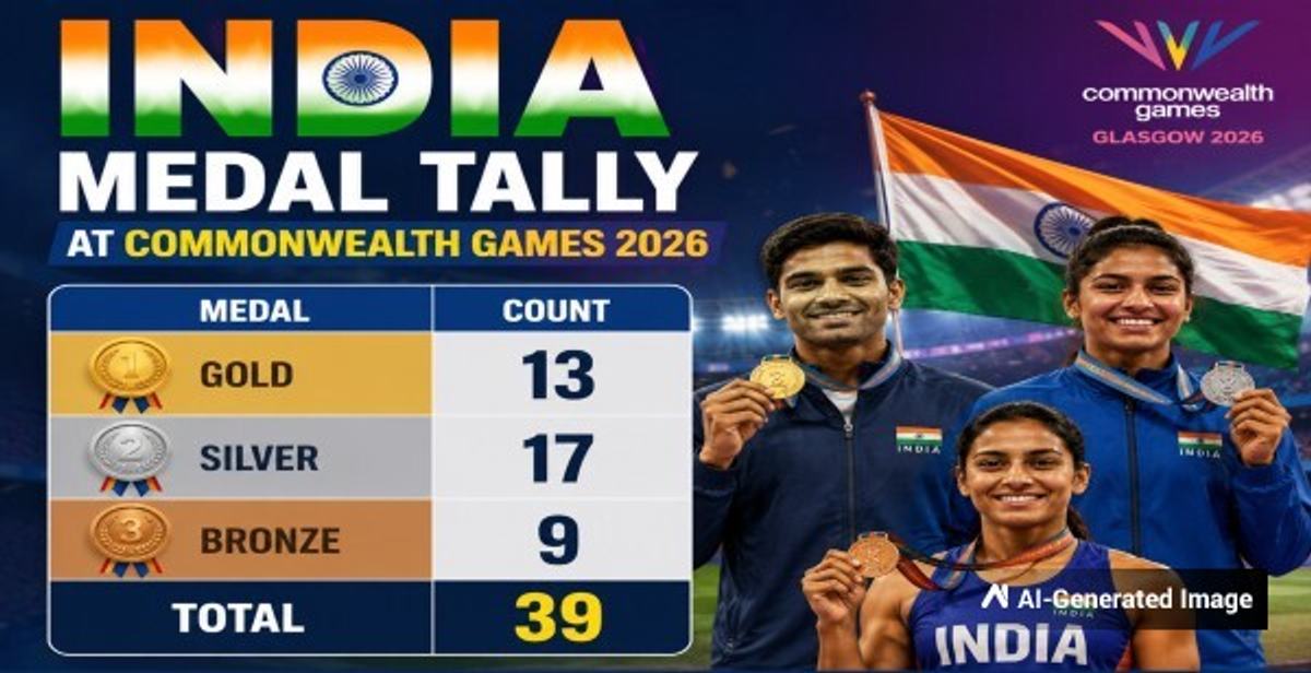CWG 2026 Medal Tally