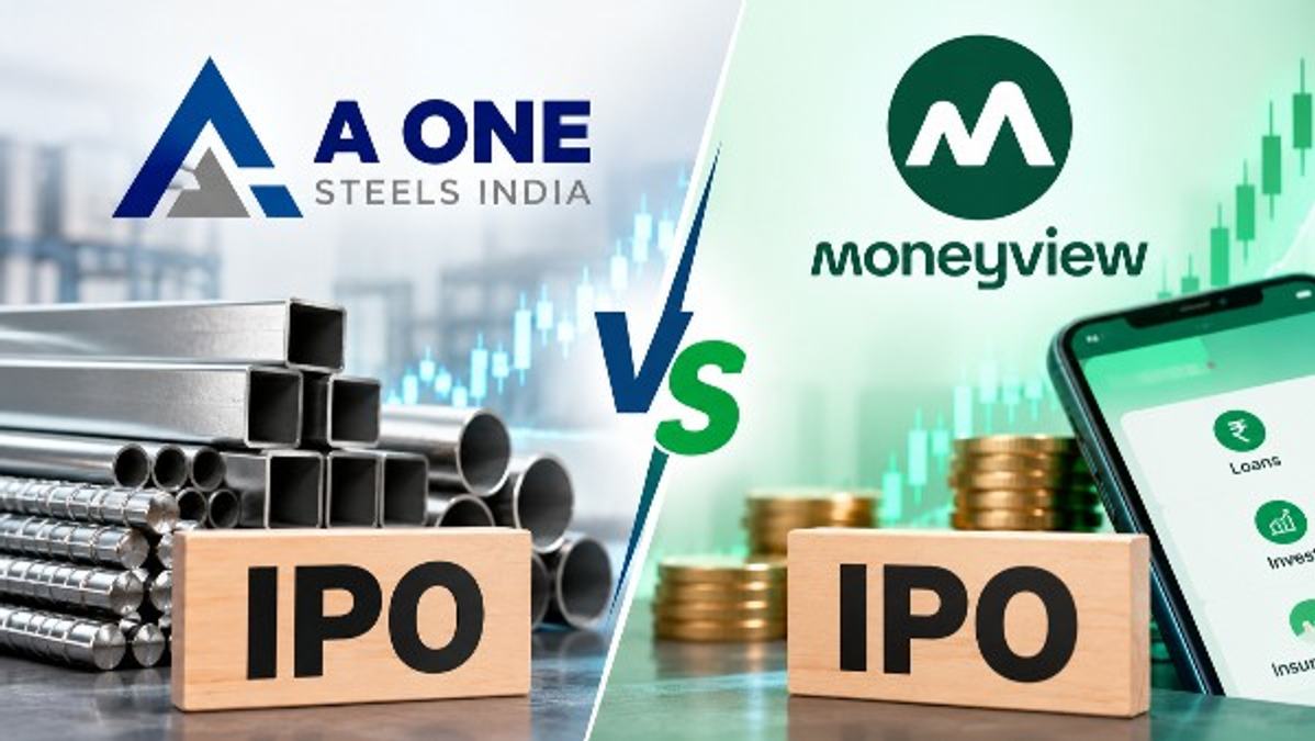 A One Steels India IPO Vs Moneyview IPO