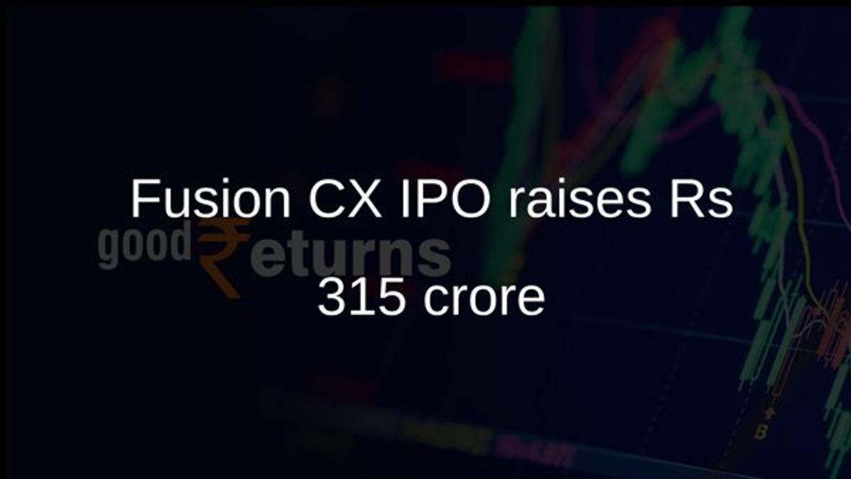 Fusion CX IPO raises Rs 315 crore