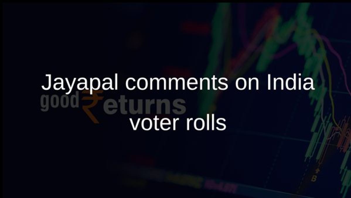 Jayapal comments on India voter rolls