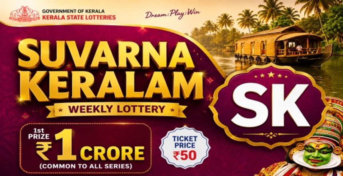 Kerala Lottery Suvarna Keralam SK-72
