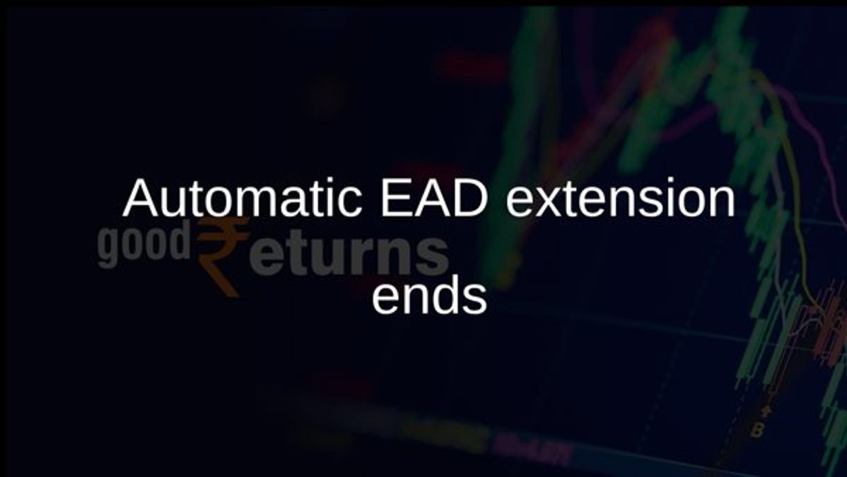 Automatic EAD extension ends