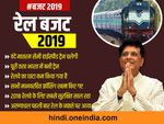 रेल बजट 2019: रेलवे को 64,587 करोड़ म‍िला