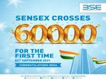 Sensex का नया रिकॉर्ड, पहली बार 60000 अंक के पार