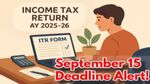 ITR Filing Deadline: आपने अब तक इनकम टैक्स नहीं भरा है? अब सिर्फ इतना ही दिन बचा है रिटर्न भरने का समय ...
