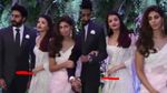 Shweta Bachchan making face while standing next to sister-in-law Aishwarya Rai Bachchan? Video Viral