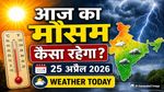 Aaj Ka Mausam: अप्रैल में ही 44°C पार! झुलसा देने वाली गर्मी के बीच खुशखबरी! जल्दी आ सकता है मॉनसून