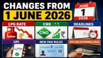 Rules Changes From June: 1 जून से बदल जाएंगे ये बड़े नियम! गैस सिलेंडर से ATM तक, आम आदमी पर पड़ेगा सीधा असर